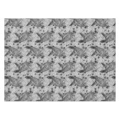 Eigenaar van de eikenboom, zwart-wit tafelkleed (Voorkant (Horizontaal))