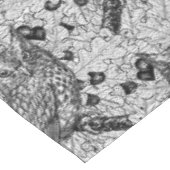 Eigenaar van de eikenboom, zwart-wit tafelkleed (Gekanteld)