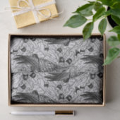 Eigenaar van de eikenboom, zwart-wit tissuepapier (Geschenk)