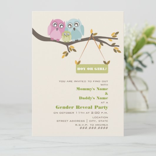 Eigenaar van de najaars Uitnodiging van de Geslach (Staand voorkant)