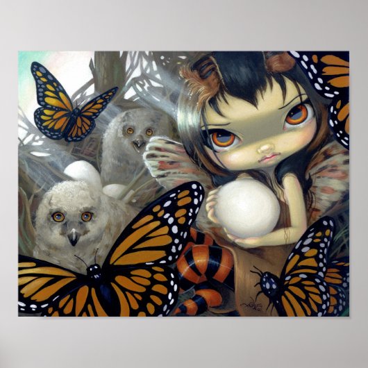 Eigenaar van de Nest ART PRINT owl fairy hatchling (Voorkant)