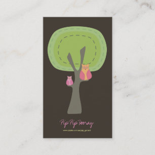 Eigenaar van de online online winkelprofielkaart visitekaartje