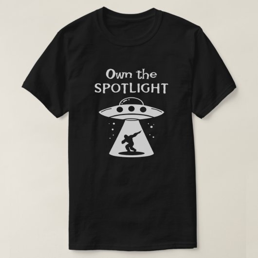 Eigenaar van de spotlight (BnW) T-shirt (Design voorkant)
