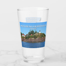 Eigenaar van de vuurtoren van Maine Pint Glass Glas