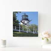 Eigenaar van de vuurtoren van Maine Wall Clock Vierkante Klok (Huis)