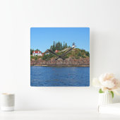 Eigenaar van de vuurtoren van Maine Wall Clock Vierkante Klok (Huis)