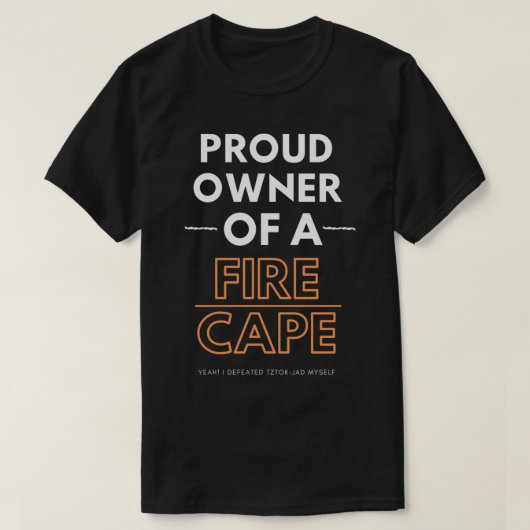 Eigenaar van een brandweerkap t-shirt (Design voorkant)