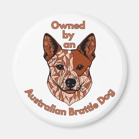 Eigenaar van een Brattle Dog (Red) Magneet (Voorkant)