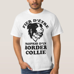 Eigenaar van een collie border t-shirt