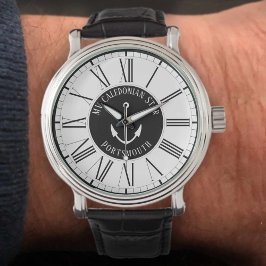 Eigenaar van een jacht, schip of bemanning horloge