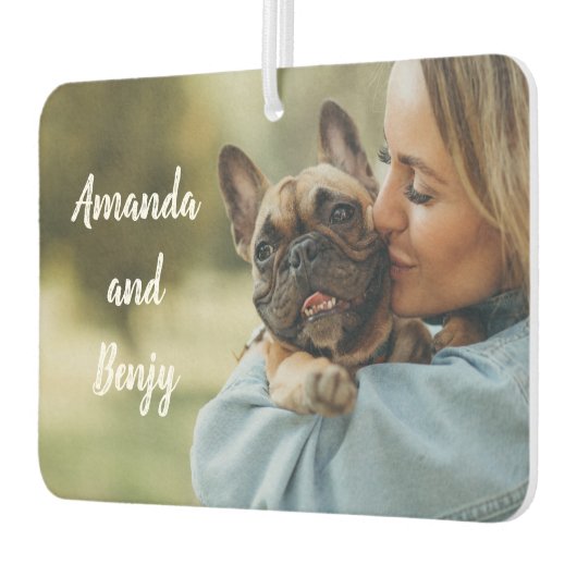 Eigenaar van een kotterhond gepersonaliseerd luchtverfrisser (Links)