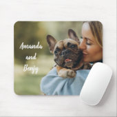 Eigenaar van een kotterhond gepersonaliseerd muismat (Met muis)