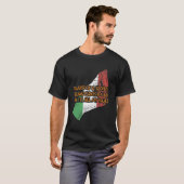 Eigenaar van een verwende Italiaanse Greyhound Gra T-shirt (Voorkant volledig)