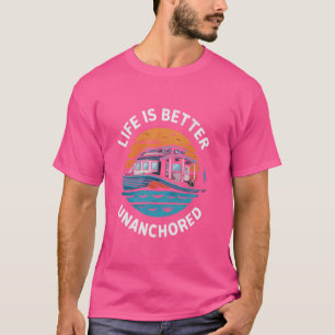 Eigenaar van een woonboot Merenleven Anker Huis Bo T-shirt