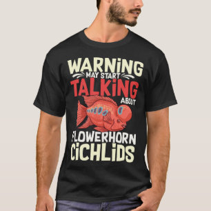 Eigenaar van Flowerhorn Cichlide Vissen Aquarium V T-shirt