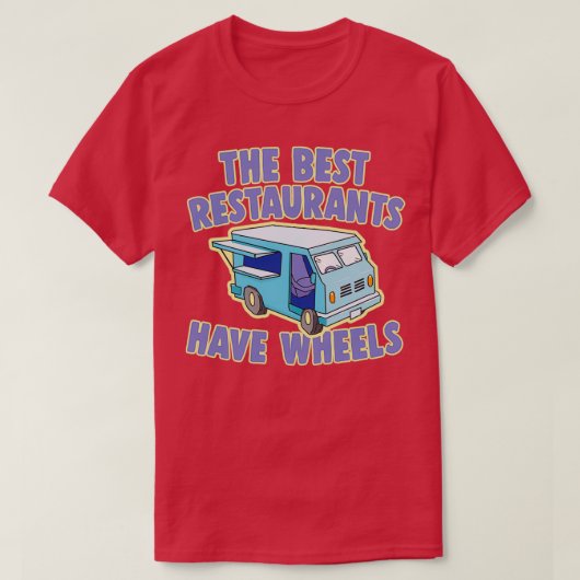 Eigenaar van Food Truck T-shirt (Design voorkant)