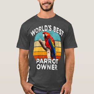 Eigenaar van Funny Parrot - Wereldwijd beste partn T-shirt
