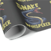 Eigenaar van Funny Snake Whisperer Animal Reptile Cadeaupapier (Rol Hoek)