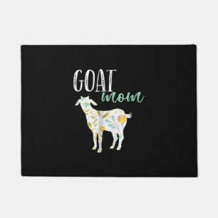 Eigenaar van geit-mam Floral Pet Goat Deurmat