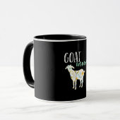 Eigenaar van geit-mam Floral Pet Goat Mok (Voorkant links)