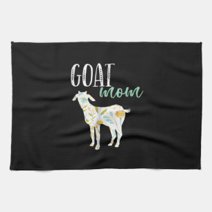 Eigenaar van geit-mam Floral Pet Goat Theedoek