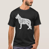Eigenaar van German Shepherd T-shirt (Voorkant)