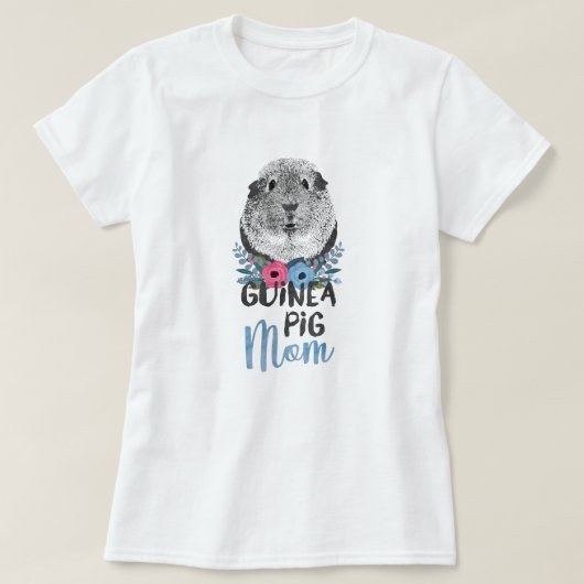 Eigenaar van Guinee Pig Mam Pet T-shirt (Design voorkant)