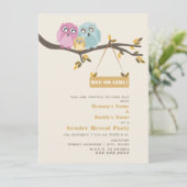 Eigenaar van Herfst Gender Reopenbaart partijuitno Kaart (Staand voorkant)