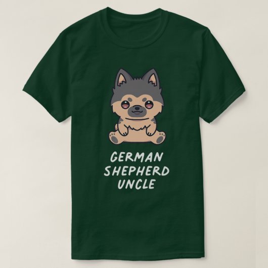 Eigenaar van het Hondenliefhebber Shepherd ome Kaw T-shirt (Design voorkant)