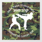 Eigenaar van het Israëlische gevechtssysteem Krav  Raamsticker (Vel)