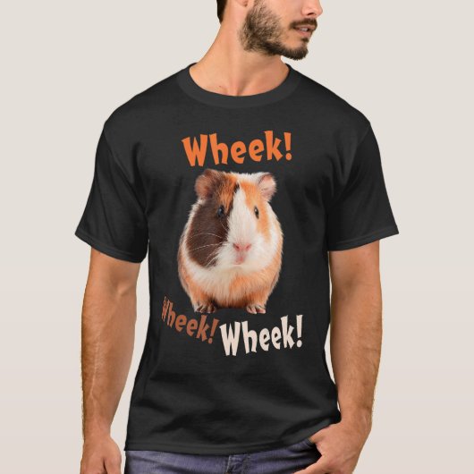 Eigenaar van het varkensgezelschap Cute Wheek Whee T-shirt (Voorkant)