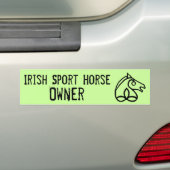 Eigenaar van Irish Sport Horse - Bumpersticker (Op auto)