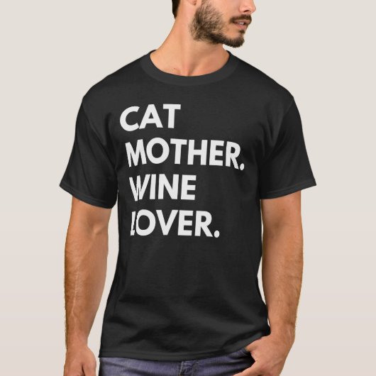 Eigenaar van kat-moederkat t-shirt (Voorkant)
