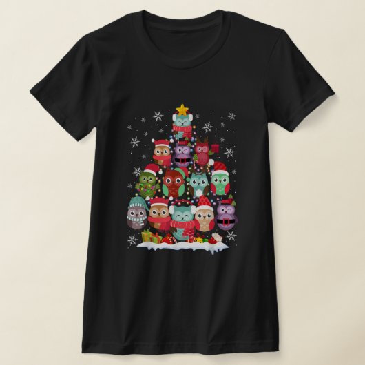 Eigenaar van kerstboomverlichting Funny Xmas Pajam T-shirt (Laagn)