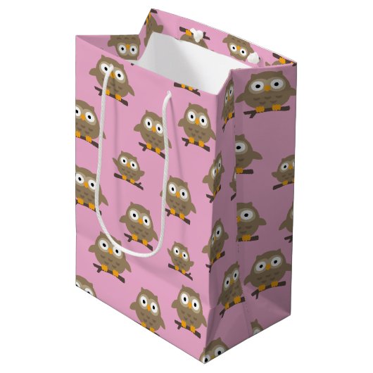 Eigenaar van middelgrote Gift Bag Medium Cadeauzakje (Voorkant Gekanteld)