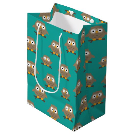 Eigenaar van middelgrote Gift Bag Medium Cadeauzakje (Voorkant Gekanteld)