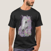Eigenaar van paard en paard t-shirt (Voorkant)