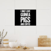 Eigenaar van Pet Guinee Pig Guinee Poster (Keuken)