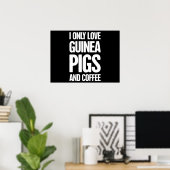 Eigenaar van Pet Guinee Pig Guinee Poster (Thuiskantoor)