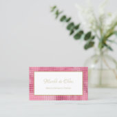 Eigenaar van Pink Sequin Salon Visitekaartje (Staand voorkant)