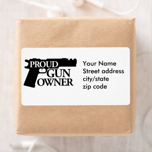 Eigenaar van Pistool van groep Etiket (Insitu)