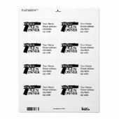 Eigenaar van Pistool van groep Etiket (Full Sheet)