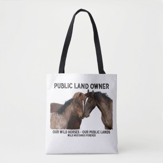 Eigenaar van publieke grond tote bag (Voorkant)