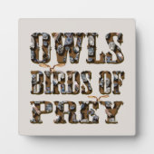 eigenaar van roofvogels; fotoplaat (Voorkant)