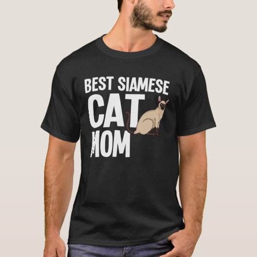 Eigenaar van Siamese Cat Kitten T-shirt (Voorkant)