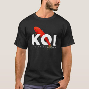 Eigenaar van vijver met Koi karpers Visser T-shirt