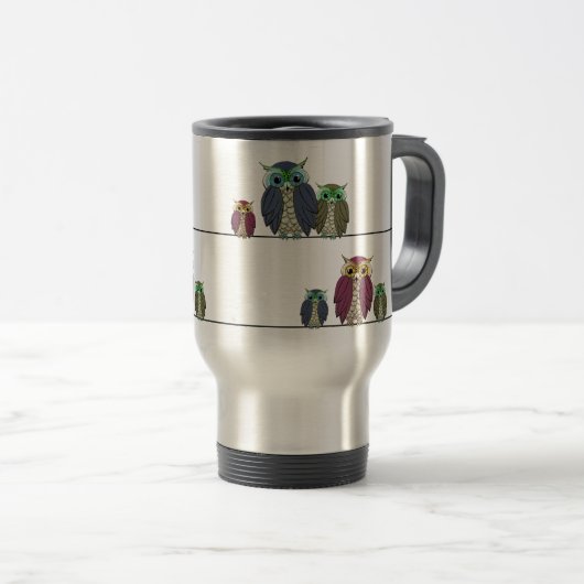 Eigenaar van Wire Travel Mug Reisbeker (Voorkant rechts)