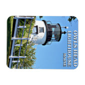 Eigenaar: vuurtoren, Maine Photo Magnet Magneet (Horizontaal)