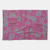 eigenaardige takken Boysenberry keukenhanddoek (Horizontaal)