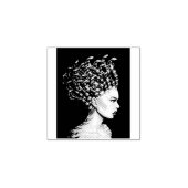 Eigenaardigheden Medusa de koningin Rubber Stamp Rubberstempel (Afrduk)